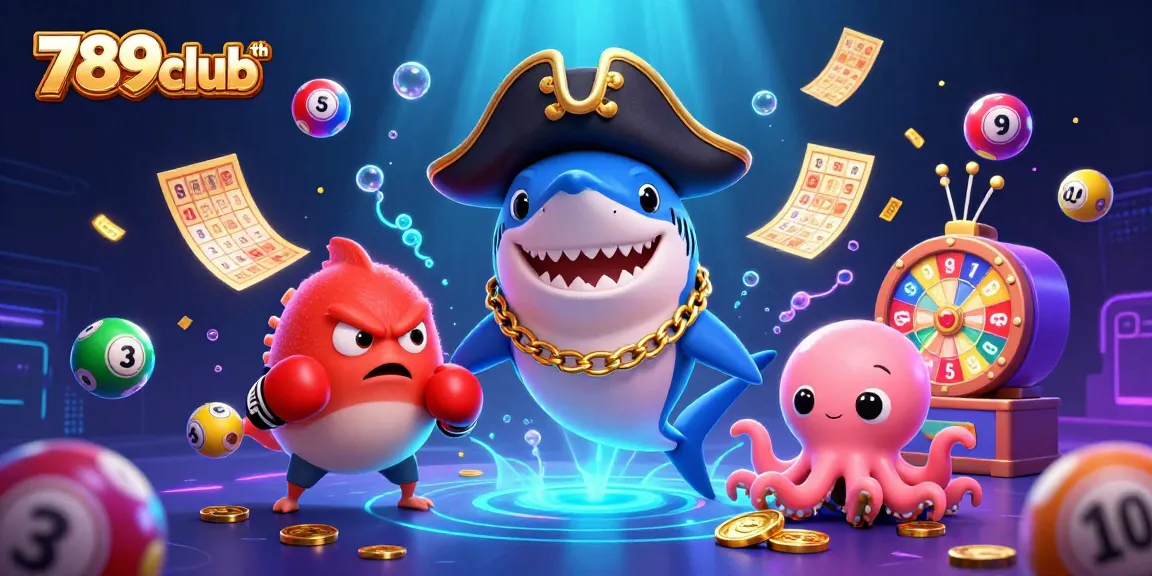 Win big at 789clubth with an exciting lottery theme showcasing vibrant characters and dynamic game elements.
