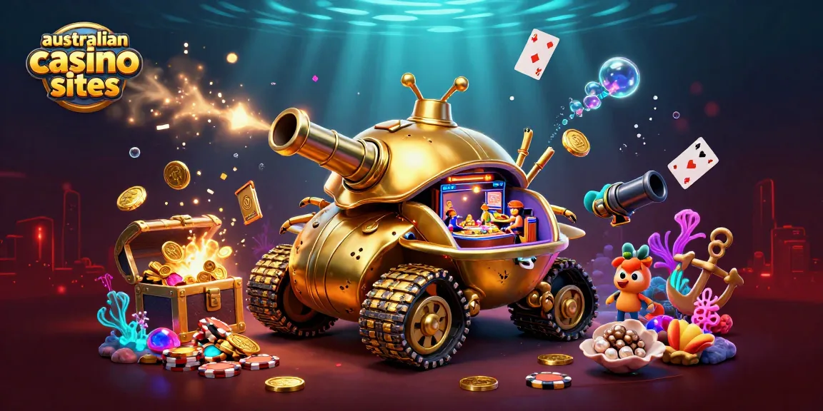Experience vibrant gaming with australian casino sites featuring a unique 3D beetle tank casino.