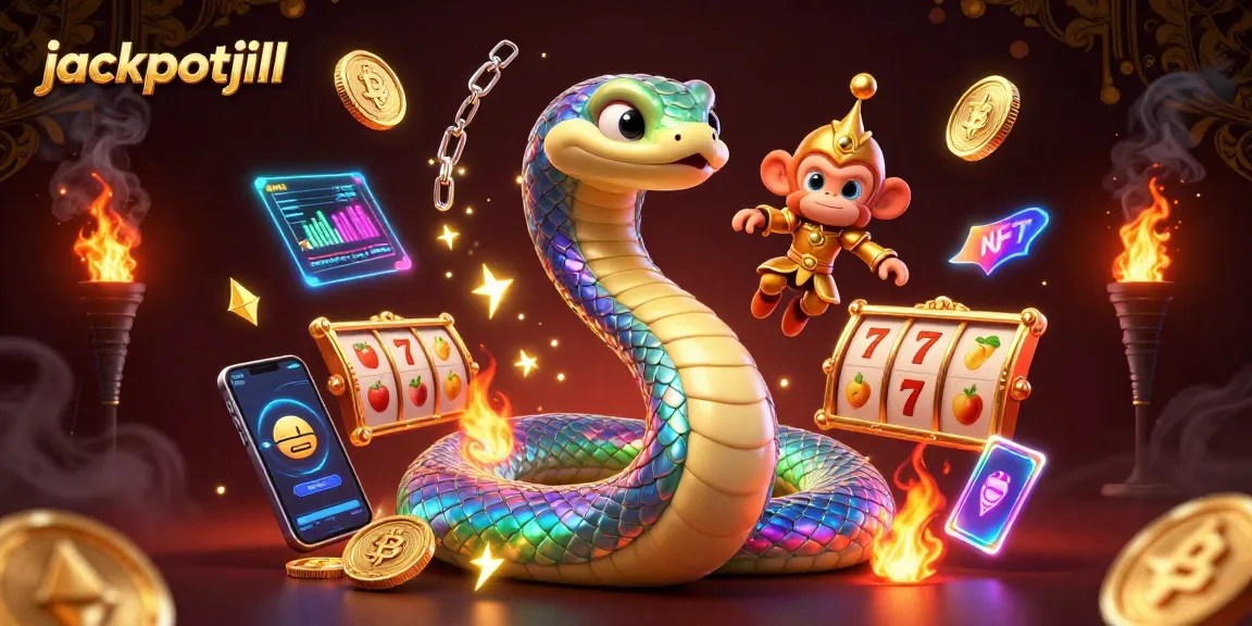 Experience winning potential with jackpotjill in a vibrant 3D casino scene.